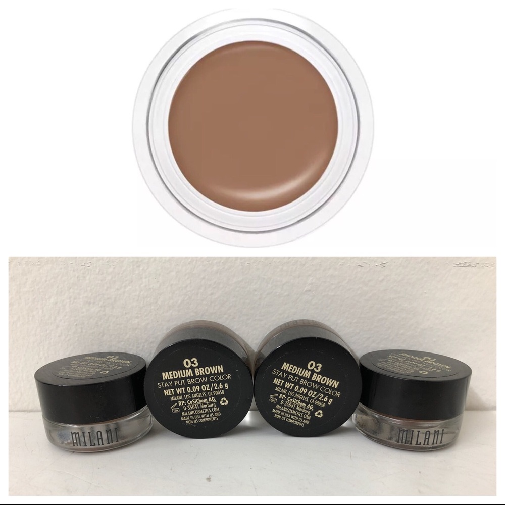 New Lot Of 5 milani stay put 03 brow brown no seal